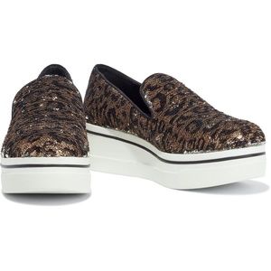 STELLA McCARTNEY BINX SEQUIN PLATFORM SNEAKERS 8